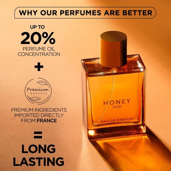 🎁Sales of 50k+ and Exclusive Offer -❤️Luxury Honey Oud Unisex Eau De Perfume (100ml)