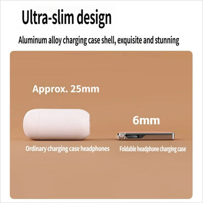 🔥Last Day 49% OFF -🎧Wireless Bluetooth Ultra-thin Foldable Earphones