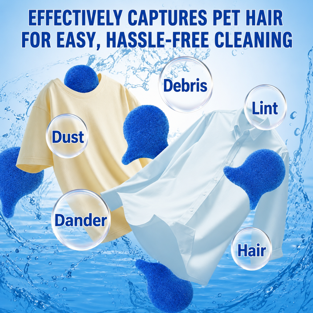 🔥Last Day 49% OFF -Laundry Pet Hair Removal Fish