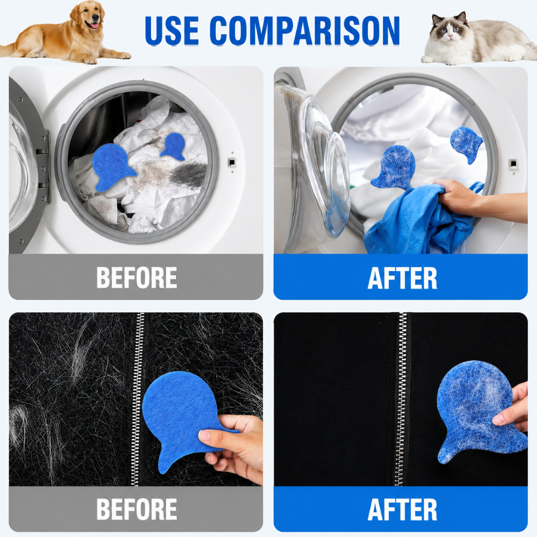 🔥Last Day 49% OFF -Laundry Pet Hair Removal Fish
